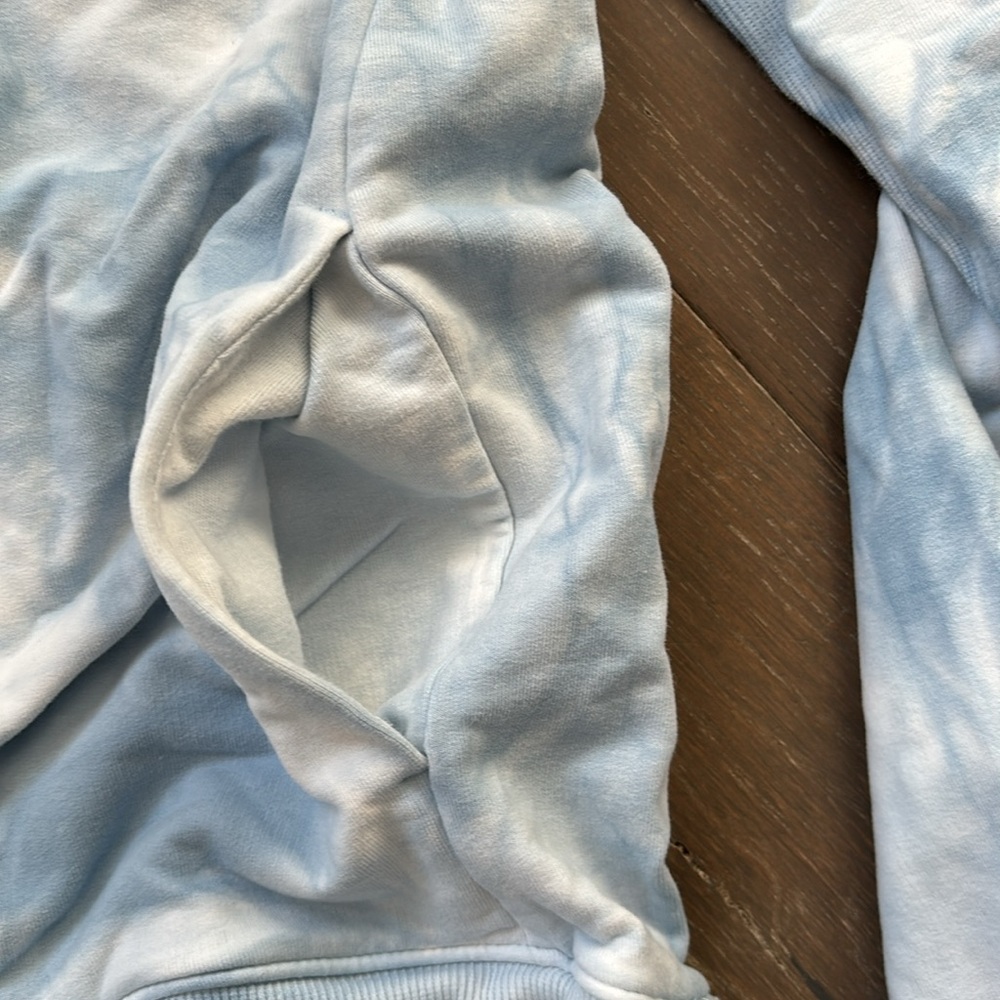 HOST PICK!! Blue Tie-Dye sweatshirt and shorts set. - Picture 6 of 6